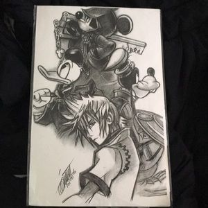 Kingdom hearts drawing